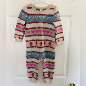 BabyGAP long sleeve sweater romper